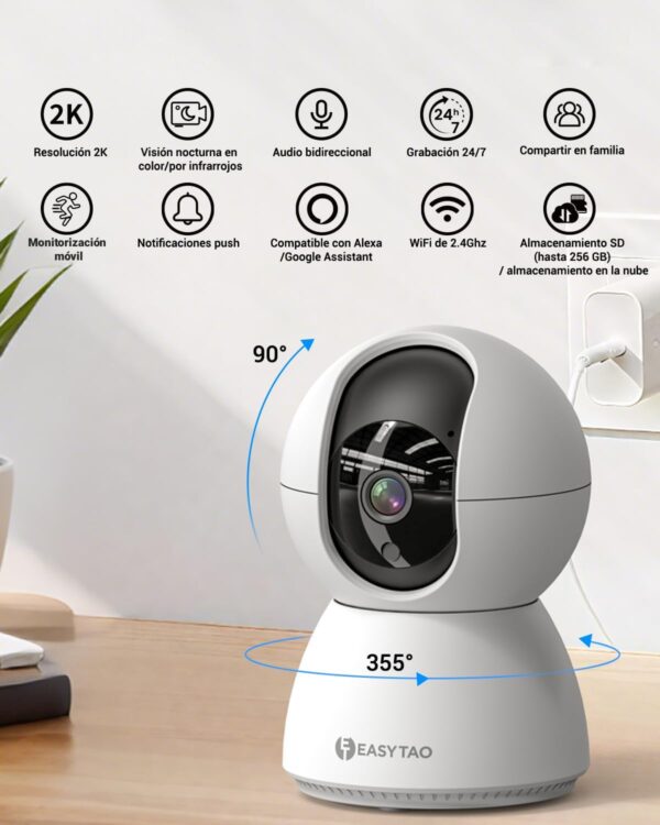 EASYTAO CÁMARA PTZ INTERIOR FULL-HD 3MP (TV-628) - Image 3