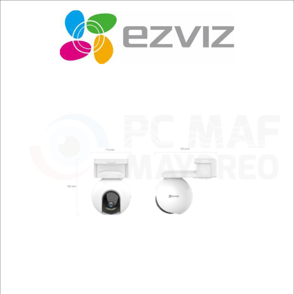 EZVIZ HB8 2K+ CAMARA IP 4MP BAT RECARGABLE PT (CS-HB8) - Image 3