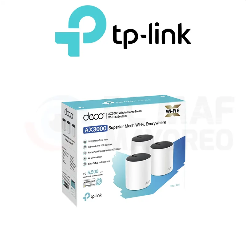 TP-LINK DECO X55 AX3000 PACK 3 (DECOX55-3PACK) - Image 2