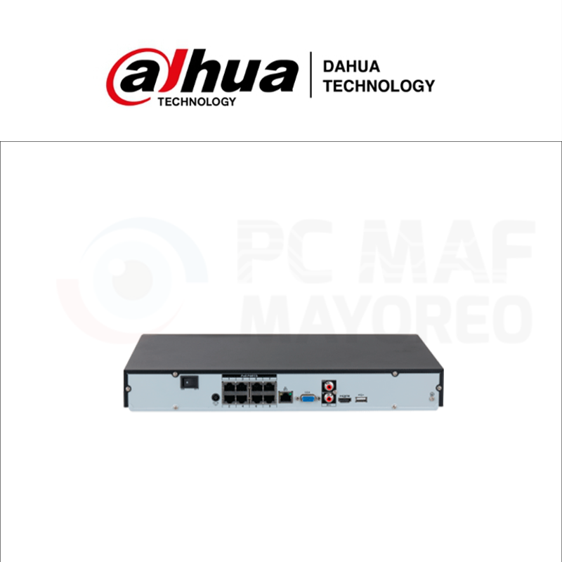 DAHUA NVR DE 8 MEGAPIXELES 8 CANALES IP (DHI-NVR2208-8P-I2) - Image 2