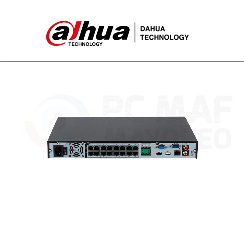 DAHUA 32CH /16 PTOS POE 8MP (DHI-NVR4232-16P-4KS3) - Image 2