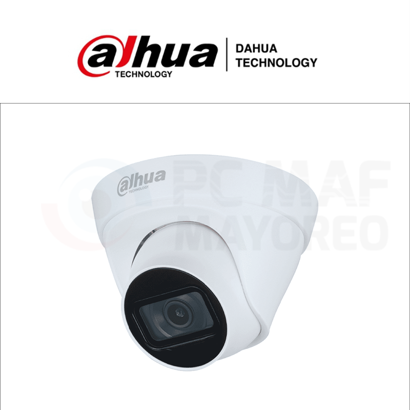 DAHUA CÁMARA IP DOMO 2MP CON LENTE DE 2.8 MM (IPC-HDW1230T1P-A-0280B-S6)